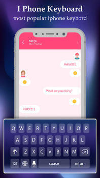 Baixar Keyboard For iPhone 14 pro Personalização para Android captura de tela 5