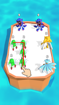 Baixar Merge Super - Monster Fight Arcade para Android captura de tela 4