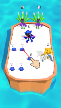 Baixar Merge Super - Monster Fight Arcade para Android captura de tela 5