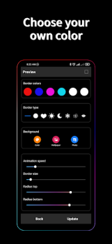 Baixar Border Screen RGB Color Light Personalização para Android captura de tela 6