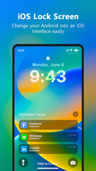 Baixar Lock Screen iOS 16 Personalização para Android captura de tela 3