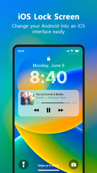 Baixar Lock Screen iOS 16 Personalização para Android captura de tela 4