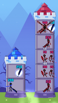 Baixar Hero Castle War: Tower Attack Jogos de papéis para Android captura de tela 2
