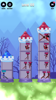 Baixar Hero Castle War: Tower Attack Jogos de papéis para Android captura de tela 5