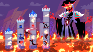 Baixar Hero Castle War: Tower Attack Jogos de papéis para Android captura de tela 6
