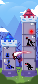 Baixar Hero Castle War: Tower Attack Jogos de papéis para Android captura de tela 7