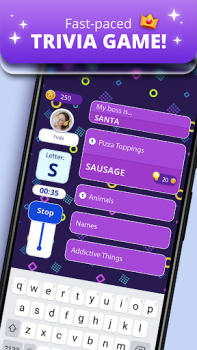 Baixar Stop 2 - Adedonha Online Jogos de palavras para Android captura de tela 2