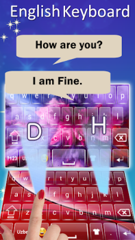 Baixar Teclado Uzbeque DI Emprego para Android captura de tela 4