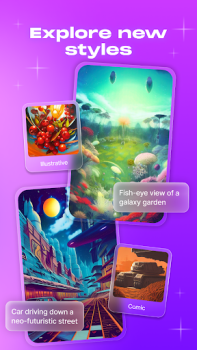 Baixar WOMBO Dream - AI Art Generator Arte e design para Android captura de tela 4