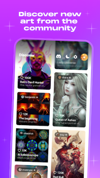 Baixar WOMBO Dream - AI Art Generator Arte e design para Android captura de tela 5