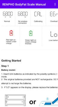 Baixar RENPHO BodyFat Scale Manual Emprego para Android captura de tela 2