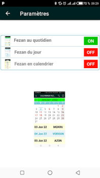 Baixar CALENDRIER FEZAN 2024 Ferramentas para Android captura de tela 3