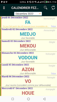 Baixar CALENDRIER FEZAN 2024 Ferramentas para Android captura de tela 7