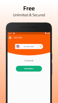 Baixar HOT VPN - Secure VPN Proxy Ferramentas para Android captura de tela 2