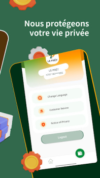 Baixar Le Prêt–Prêt d’Argent Mobile Finanças para Android captura de tela 5