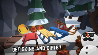 Baixar Sledge - montanhas de neve Arcade para Android captura de tela 2