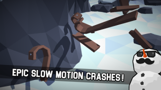 Baixar Sledge - montanhas de neve Arcade para Android captura de tela 4