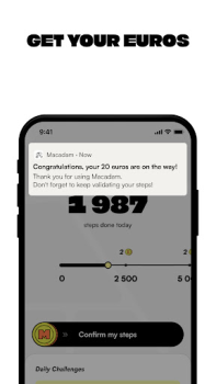 Baixar Macadam - Caminhe e Ganhe Saúde e Bem-estar para Android captura de tela 5