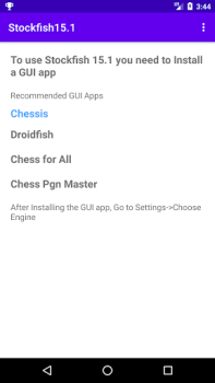 Baixar Stockfish 15.1 Chess Engine Educacional para Android captura de tela 3