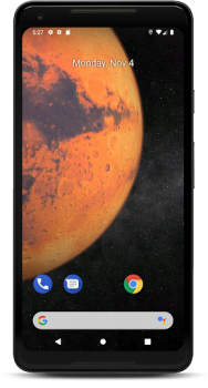 Baixar Mars 3D live wallpaper Personalização para Android captura de tela 3
