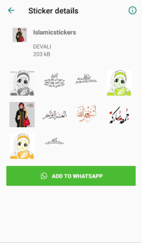 Baixar Islamic stickers for whatsapp Social para Android captura de tela 3