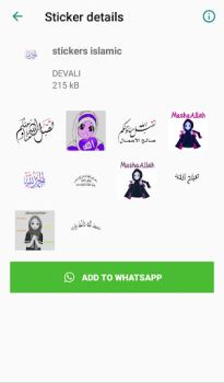 Baixar Islamic stickers for whatsapp Social para Android captura de tela 4