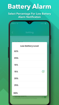 Baixar Battery Alarm Ferramentas para Android captura de tela 4
