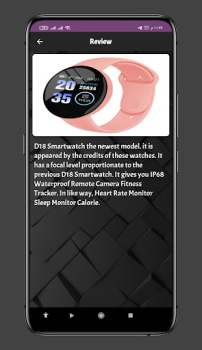 Baixar D18 Smart Watch guide Ferramentas para Android captura de tela 4