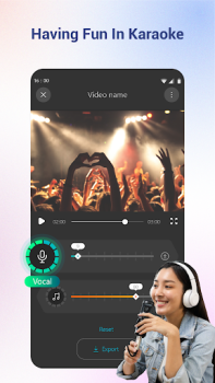Baixar Removedor Vocal: Karaokê Maker Música e áudio para Android captura de tela 5