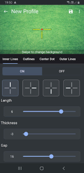 Baixar Custom Crosshair Emprego para Android captura de tela 2