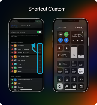Baixar Control Center iOS 16 Ferramentas para Android captura de tela 4