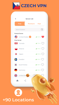Baixar Czech Republic VPN Fast Proxy Ferramentas para Android captura de tela 3