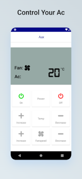 Baixar Remote For Aux AC Ferramentas para Android captura de tela 2
