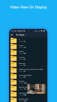 Baixar AV Player Editores e Reprodutores de Vídeo para Android captura de tela 4