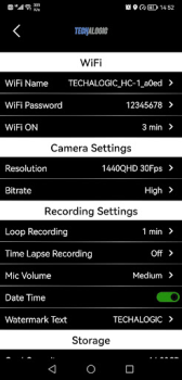 Baixar HC-1 Helmet Cam Ferramentas para Android captura de tela 3