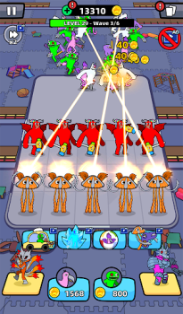 Baixar Merge Defense: Banban Fusion Arcade para Android captura de tela 3