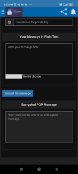 Baixar Pgp Encrypter Ferramentas para Android captura de tela 3