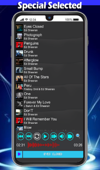 Baixar Ed Sheeran Eyes Closed Música e áudio para Android captura de tela 5
