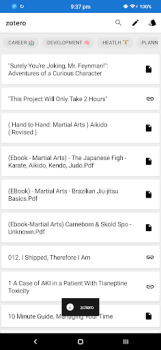 Baixar BibTex Manager Emprego para Android captura de tela 2