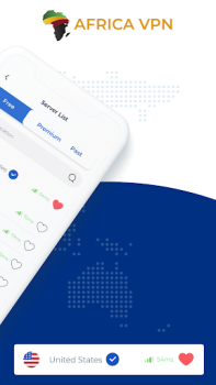 Baixar Africa VPN - Get Africa IP Ferramentas para Android captura de tela 4