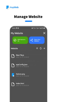 Baixar HopWeb: Edit & Run PHP/HTML Ferramentas para Android captura de tela 5