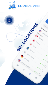 Baixar Europe VPN - Get Europe IP Ferramentas para Android captura de tela 3