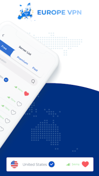 Baixar Europe VPN - Get Europe IP Ferramentas para Android captura de tela 4