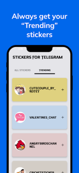 Baixar Stickers For Telegram Ferramentas para Android captura de tela 2