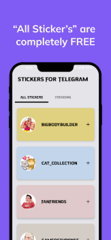 Baixar Stickers For Telegram Ferramentas para Android captura de tela 3