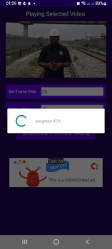 Baixar Video Frame Rate Changer (FPS) Editores e Reprodutores de Vídeo para Android captura de tela 2