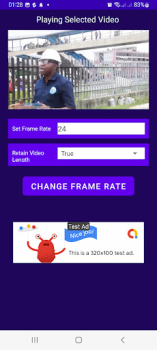 Baixar Video Frame Rate Changer (FPS) Editores e Reprodutores de Vídeo para Android captura de tela 4