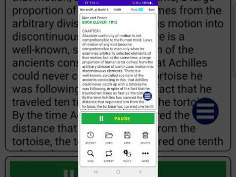Baixar TTS Reader - Texto para fala Emprego para Android captura de tela 8