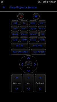Baixar Universal Projector Remote Con Ferramentas para Android captura de tela 2