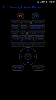 Baixar Universal Projector Remote Con Ferramentas para Android captura de tela 3